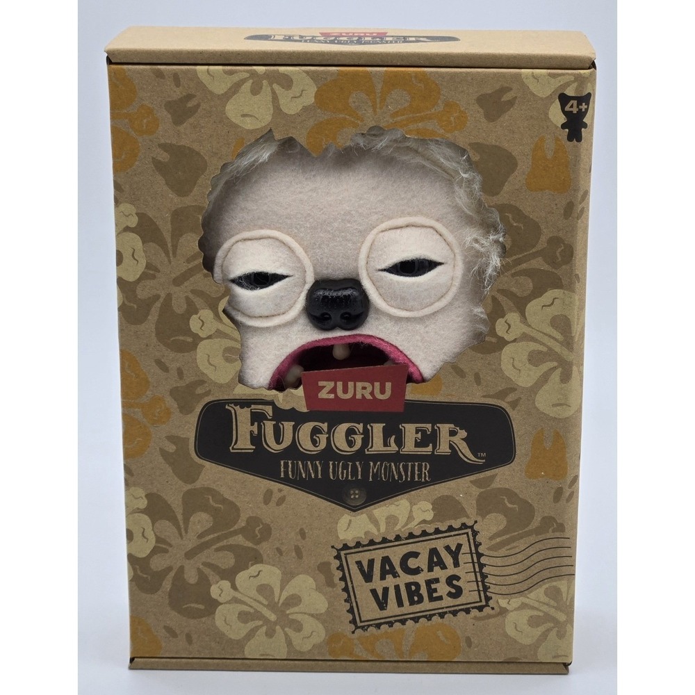 Zuru Fuggler Vacay Vibes Hedge Grog 9" Plush Funny Ugly Monster Stuffed Toy